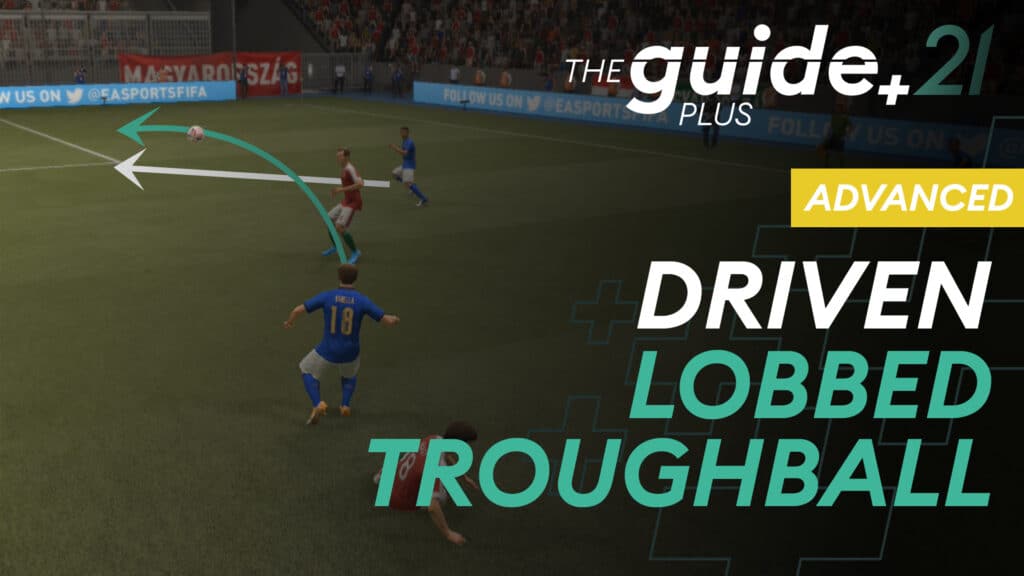 Driven lobbed through pass – an interesting passing option to score beautiful goals!