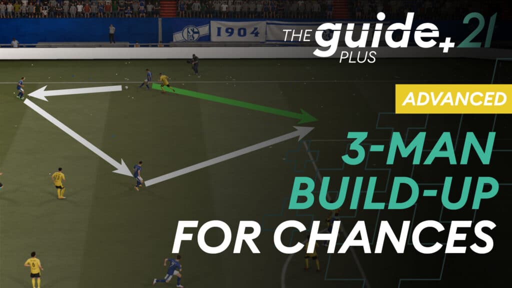 Use the 3-Man Build-Up to get yourself forward without any problem!