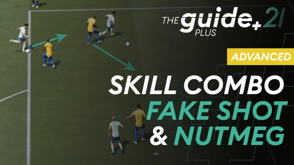 A skill combination of fake shots and directional nutmeg – Turn around without losing any speed and get past the opponent!